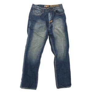 AKADEMIKS Jeans Men's Size 34x31 Blue Cotton Streetwear Denim Pants